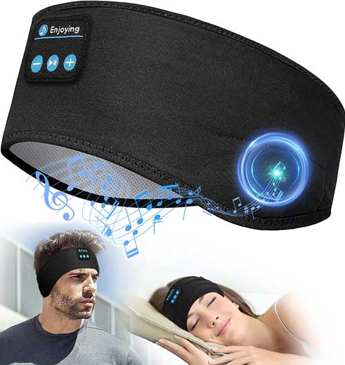 Bluetooth alvómaszk beépített fejhallgatóval